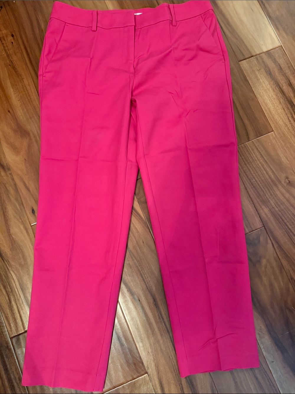 LOFT Hot Pink Cropped Ankle Pants